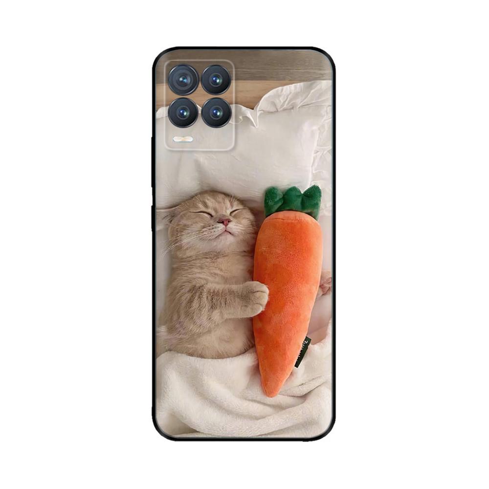 Für Realme 8 Hülle Niedliche Cartoon Bemalte Silikon Rückseite Für Realme 8 Pro 8i Realme8 4G RMX3085 Weiche TPU Handyhülle Coque Etui