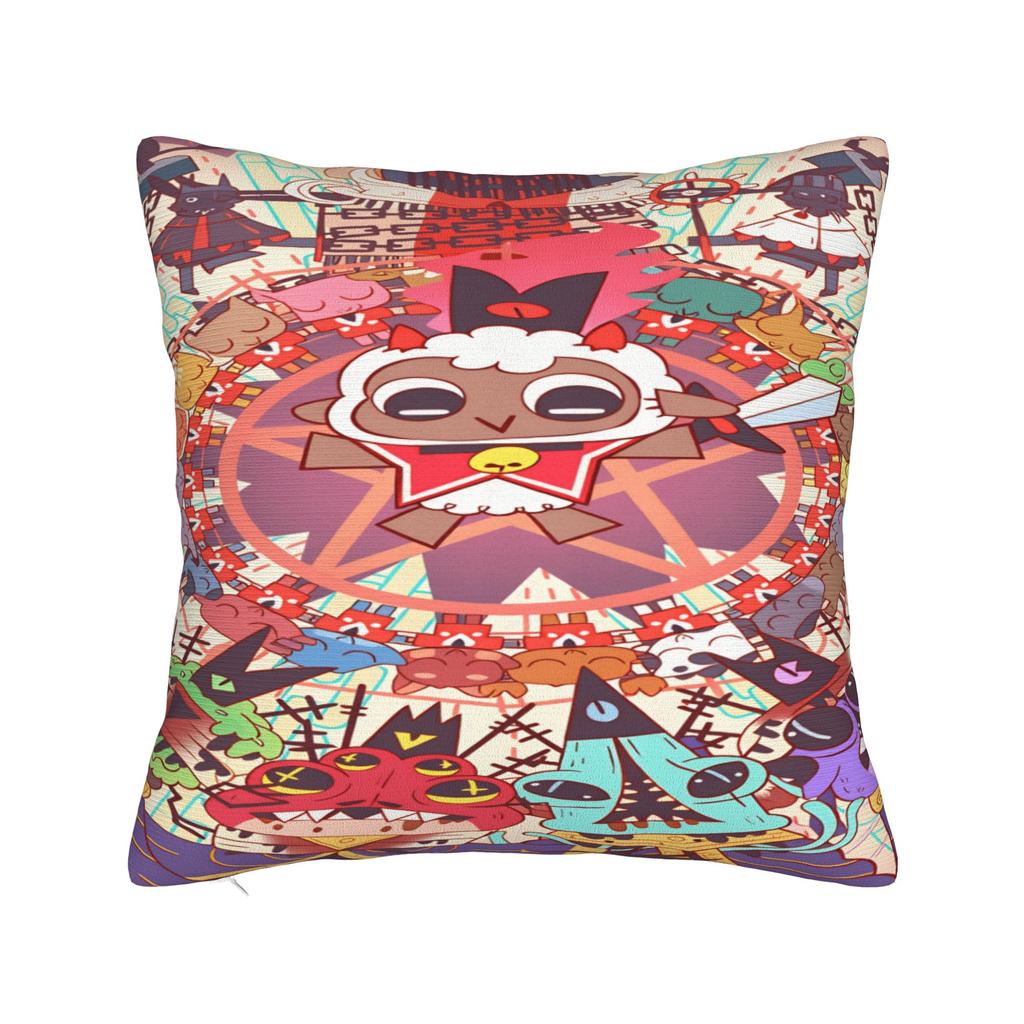 Game C-Cult Of The L-Lamb Pillow Cover Design Cushion Cover Funny Pillow Case For Chair Sofa Home Decor
