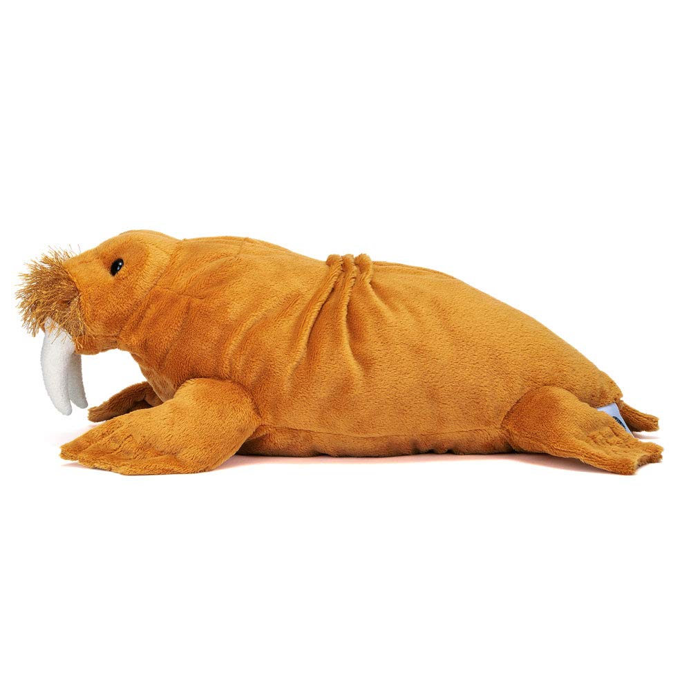 Calorata Walrus Plush Toy Realistic Animal Toy Doll Gift Present Birthday Christmas Present (Large/Reclining Series/Soft Touch) (Twice Measured) /