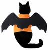 Halloween Bat Wing Costume Harness Dogs Cats - Foldable Spider-Themed Pet Vest In Black Purple Orange