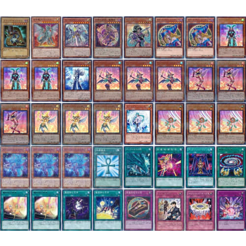 [Deck Sale] Magician Girl Deck Pre-built Deck with Sleeves Magician Girl, Chocolate Magician Girl, Lemon Magician Girl
