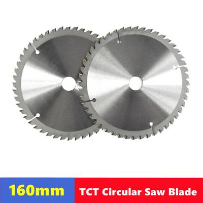 Hoja de sierra de carburo TCT para carpintería de 160 mm 16T/24T/30T/48/60/80T, adecuada para herramientas eléctricas multifuncionales, discos de corte para madera