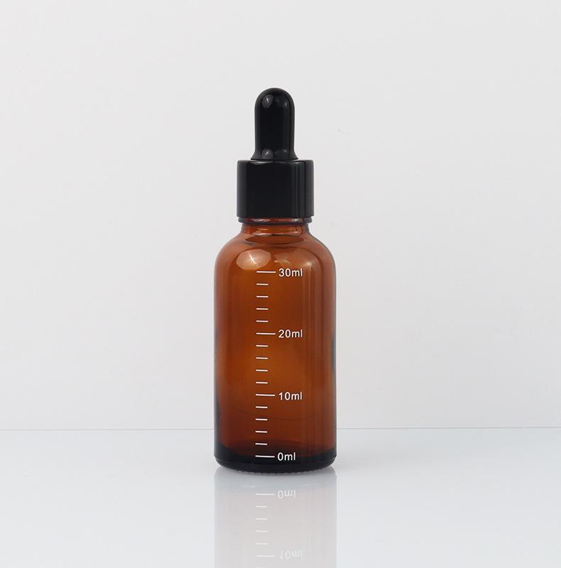 5 ml Ljusbeständig Glasdroppflaska för Eteriska Oljor och Serum