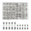 WMYCONGCONG 240pcs 6x30mm 5x20mm 24-Value Fast-Blow Glass Tube Fuses 250V 5x20mm 0.5A 1A 1.6A 2A 3A 4A 5A 6.3A 8A 10A 15A 20A + 6x30mm 0.5A 1A 2A 3A