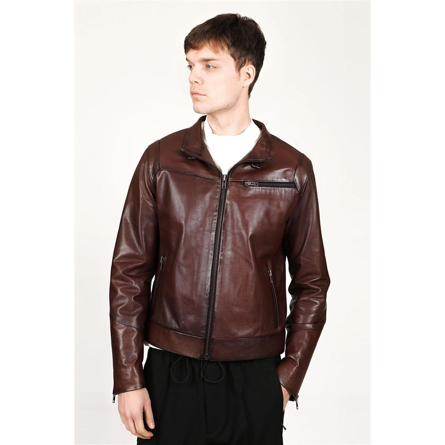 

Dericlub Man Пальто из 100% натуральной кожи 3XL чёрный