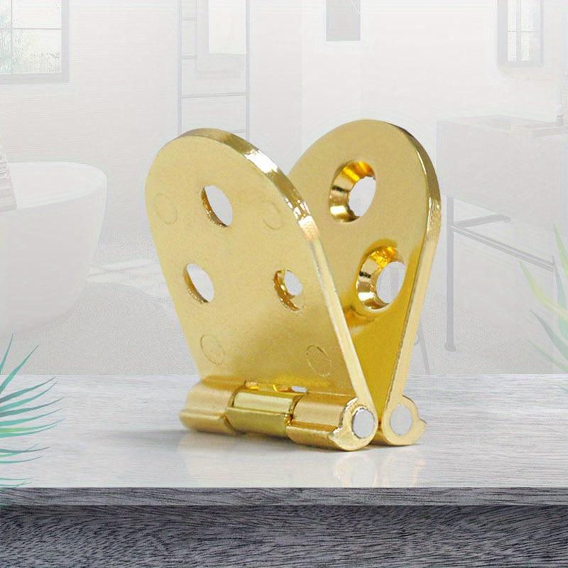 10 pz Lega di Zinco 180 Gradi Antiruggine Cerniera per Porta Cerniere a Scomparsa Cerniere per Armadio Cerniere Semicircolari per Porta Accessori per Mobili