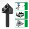 Carbide Cutter Set V-Groove Router Bit Chamfering Capability 90 And 120 Options For Woodworking Engraving Machines