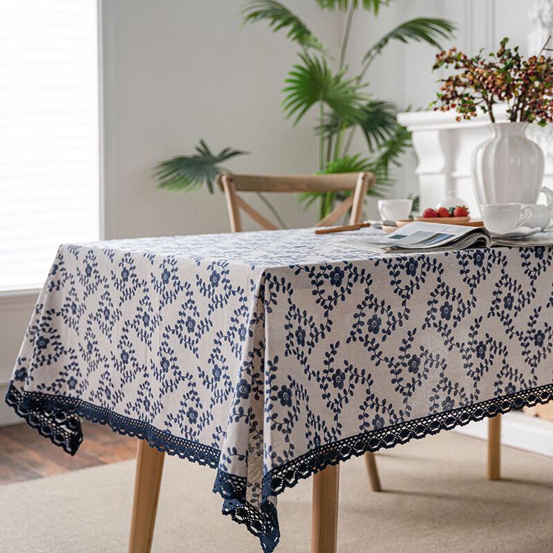 Rural Print Cotton Linen Tablecloth