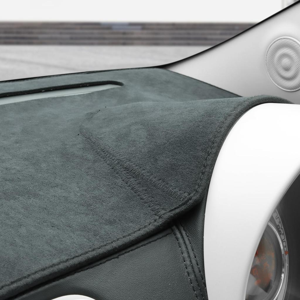 KUNGKIC Dashboard for Fiat 500 Interior Sun Dashboard Light Protection Black Mat/Cover 2008-2023 (Right-Hand Drive) - Parts, Protection, Mat,