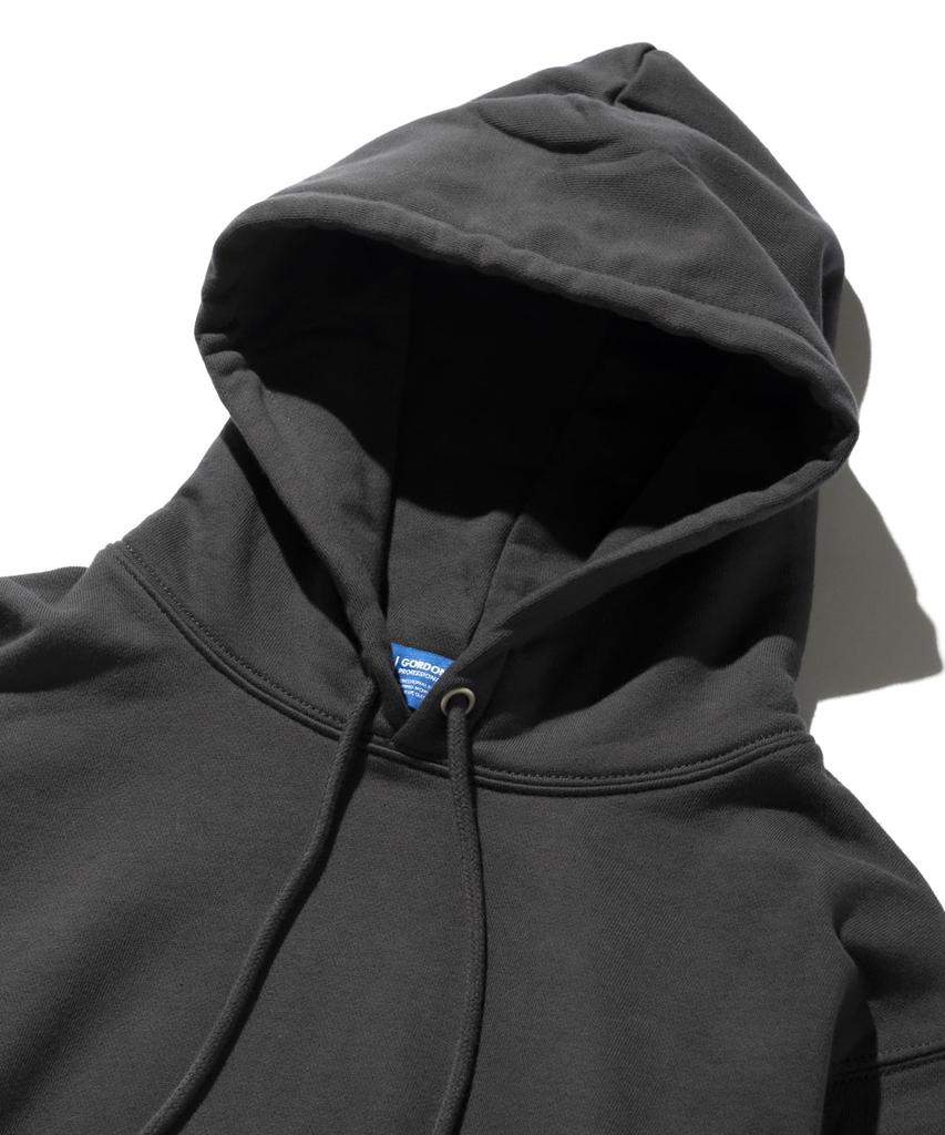 GORDON MILLER Men's Sponsor Print Hoodie, 12.7 oz., Charcoal Gray, Size L, 1745184