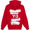 Y-3 Graphic Printed Drawstring Hoodie JM3230