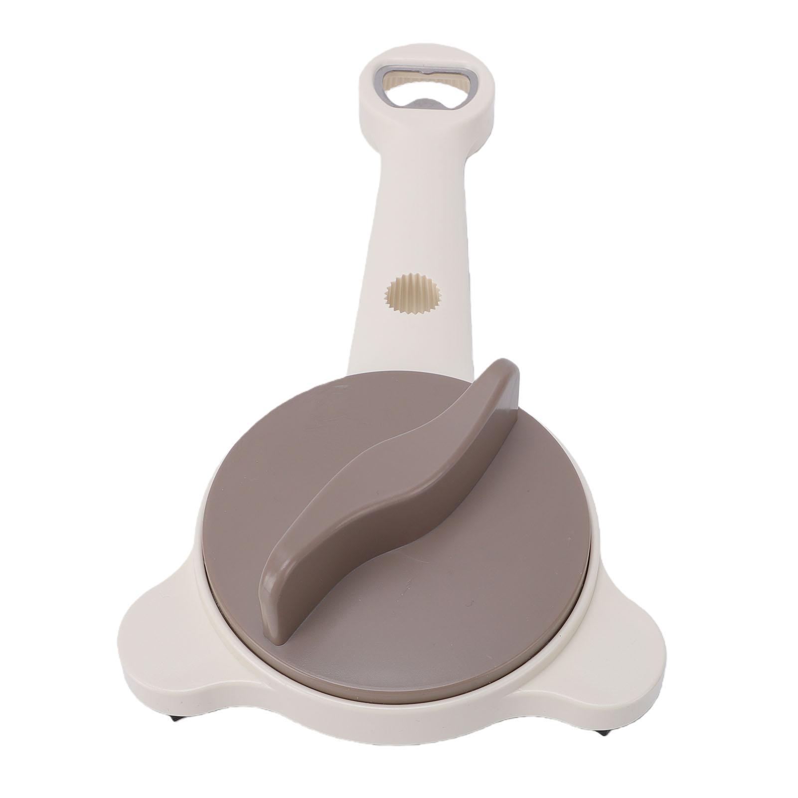 

4 in 1 Jar Opener Adjustable Stainless Steel Lid Remover Manual Can Opener for Kitchen Jars Bottles Cans Khaki