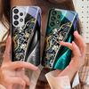 Fate Gear Black For Samsung Galaxy S10 4G S20 11E 30 S21 21Fe 22 S24 Pro S23 Ultra 5G S8 S9 Tempered Glass Phone Case