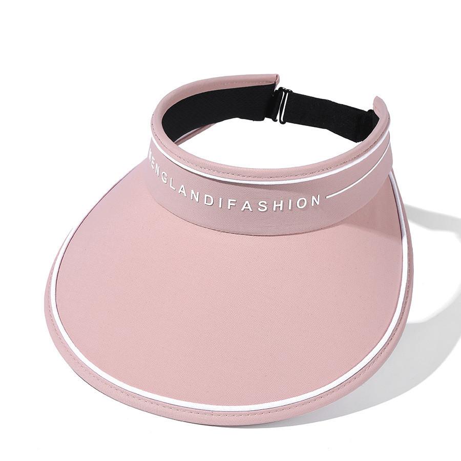 Summer Top Hat Live Spot Printing Alphabet Solid Color Sun Hat Ice Feeling Internet Celebrity Sun Hat Factory