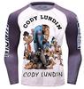 Cody Lundin Sportswear Monkey and Panda Animal 3D Long Workout Men's T-Shirt, Print, Print, Tight, Sleeve, Shirt, Stretch, Moisture-Wicking,