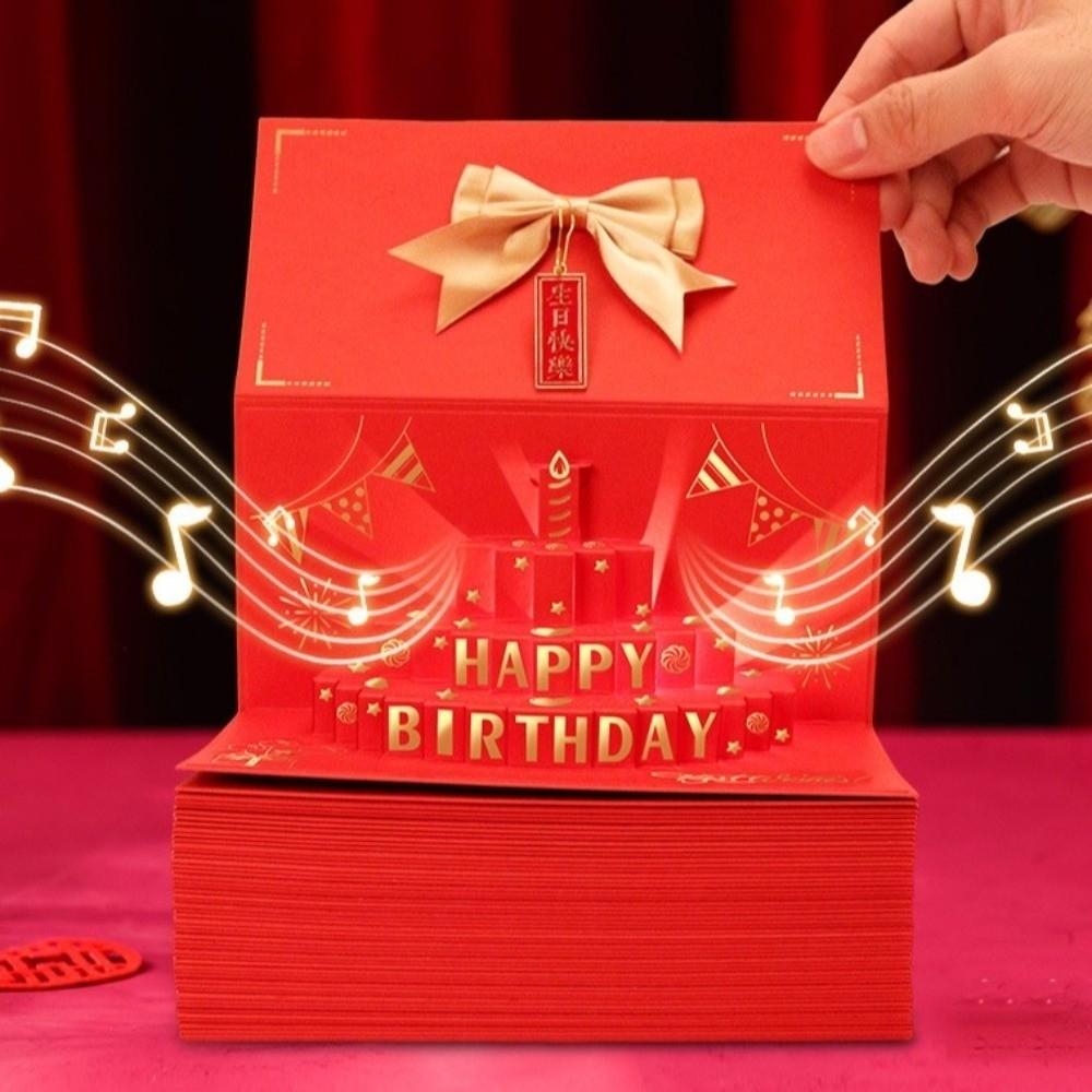 Best Wishes Red Envelope Card 6/8/10 Slots Lucky Money Envelope Creative Money Bag  New Year Gifts