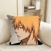 KKurosaki IIchigo BBleach RRukia Pillow Cover Sofa Cushion Cover Home Room Decoration Children Gift