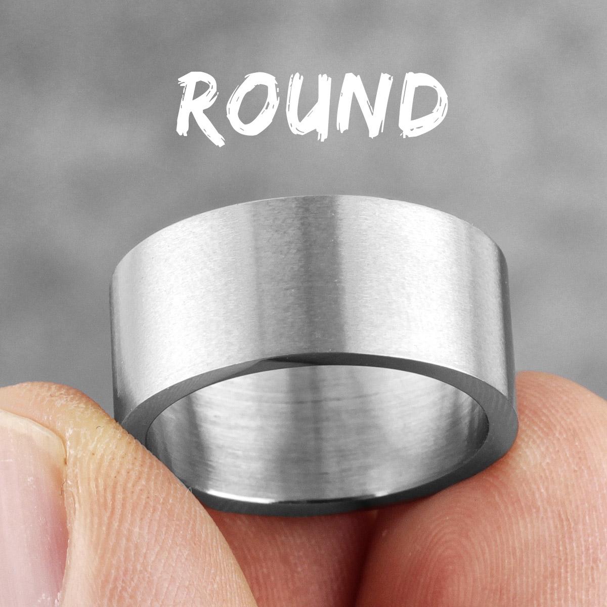 

Simple Vintage Black Stainless Steel Mens Womens Rings Charm Trendy For Couple Girl Boyfriend Jewelry Creativity Gift W4209WW-12