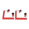 2 Set 160 X 160mm Clamping Squares Aluminum Alloy 90 Degree Corner Clamp Set Metric and Imperial Sca