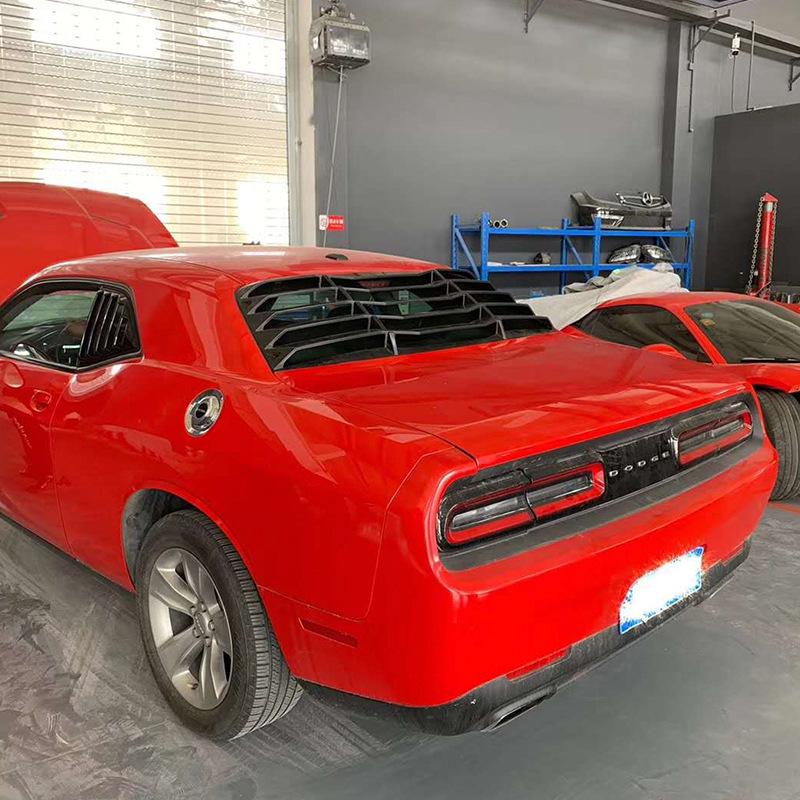 Rear & Side Window Louvers for 2015-2022 Dodge Challenger SRT Demon Hellcat