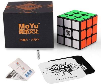MoYu Weilong GTS2M Magnet 3x3x3 Competition Cube Super Smooth Seconds WCA World Record Creation Cube Black Body Built-in 3.47 World-class