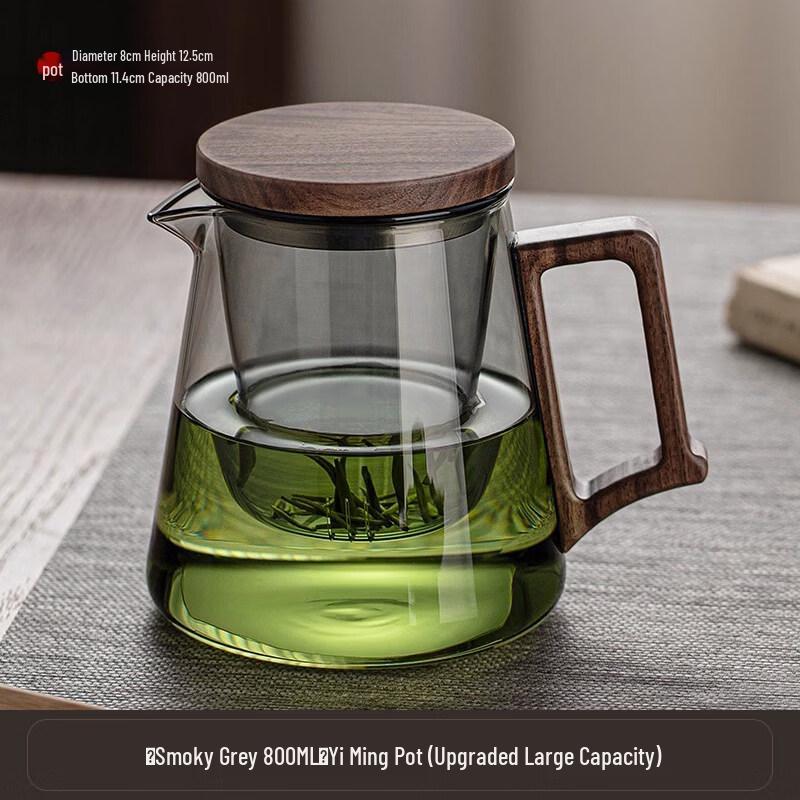 ZISIZ Large Capacity Glass Teapot