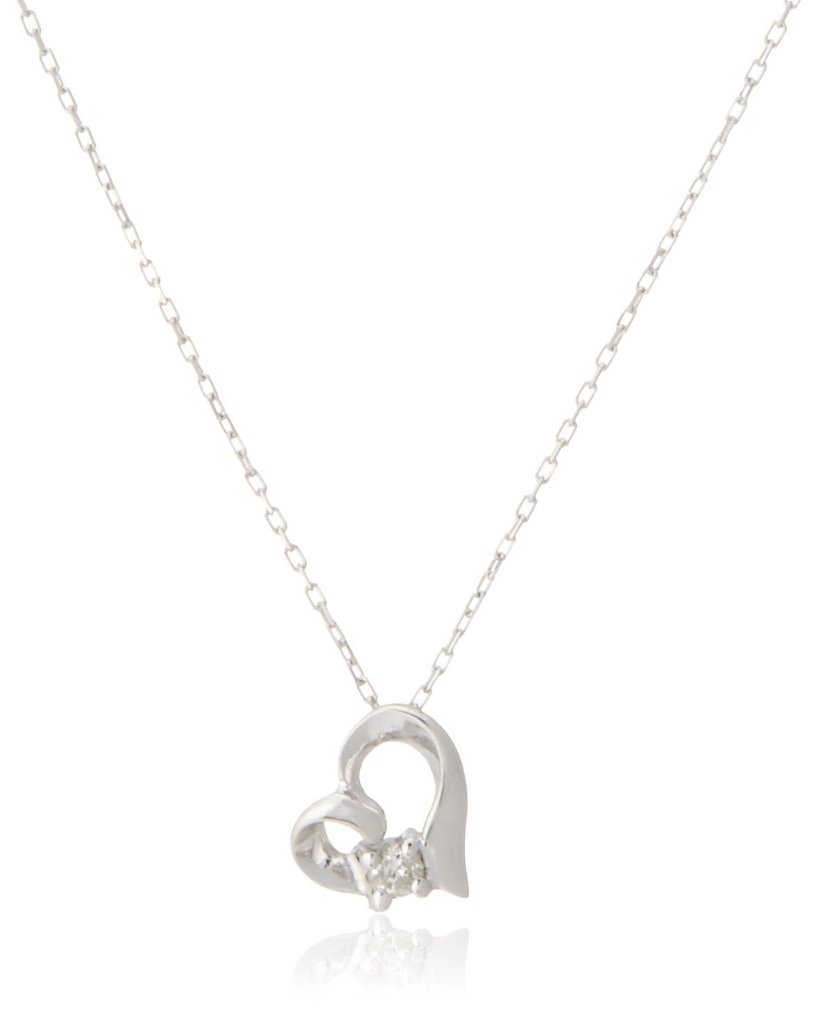 

D Collection Diamond White Gold K10 Necklace DS51430WG 0.03ct