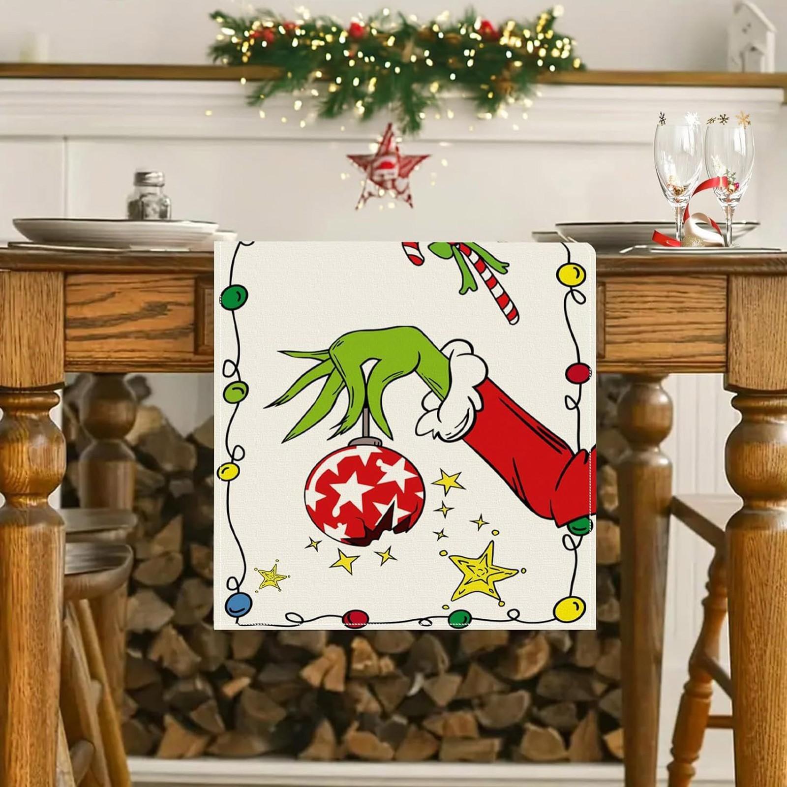 Рождественская дорожка для стола — фото 3