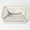 MUJI Polyester Cotton Linen Blend Soft Box Rectangular Small Width 37 X Depth 26 X Height 16cm 38369752 Approx.