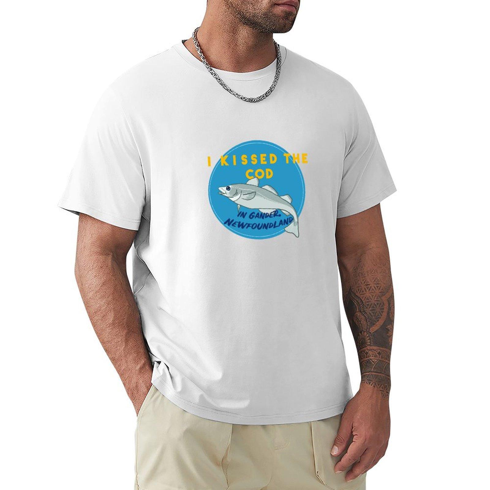 I Kissed The Cod Tshirt Summer Sports Quick Dry Tshirt S