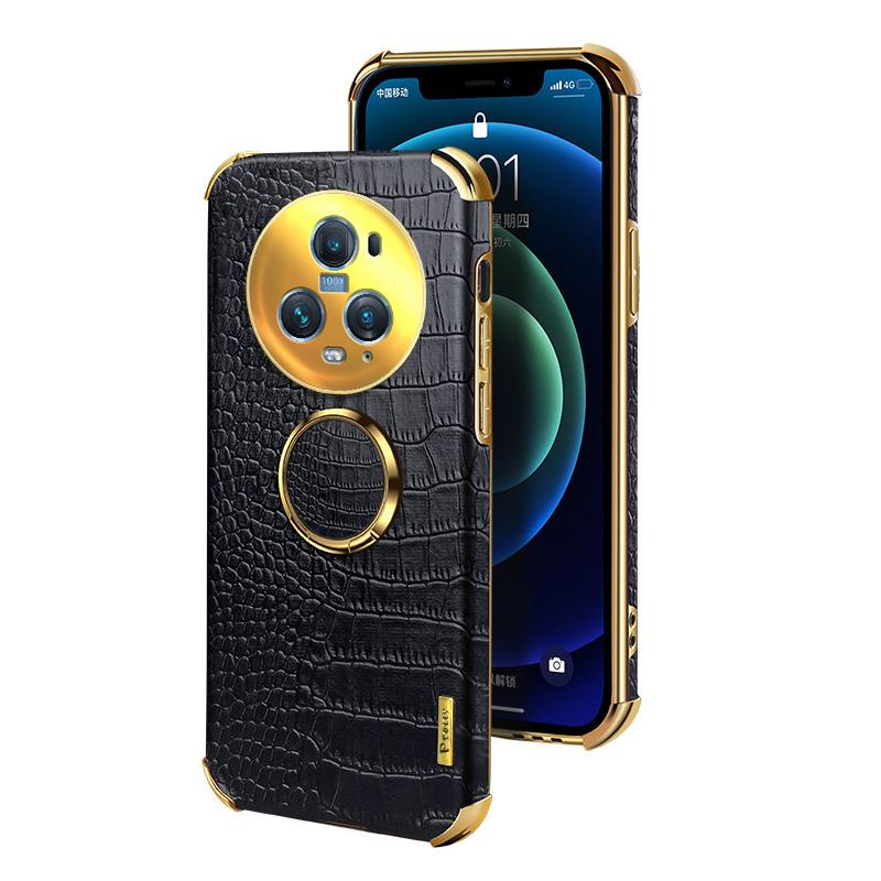 

360°Rotating Metal Ring Car Holder Leather Shockproof Phone Cases For Huawei P30 P50 P40 Pro Lite Mate 20 30 40 50 60 Pro Cover For Huawei Mate20Pro білий