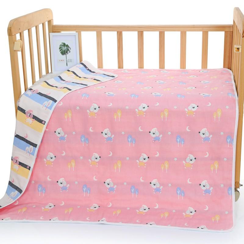 Baby Bath Towel Infant Toddler Blanket Cotton Gauze 6 Layer Muslin Wrap Newborn