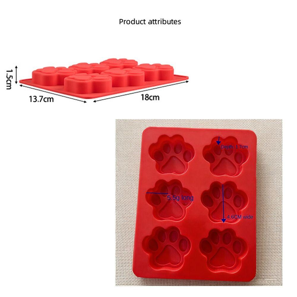 Puppy Dog Paw Silicone Mold Cat Claw Shape Ice Cube Mold DIY Baking Baking Mold  Party Supplies