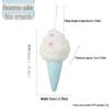 DIY Christmas Macaron Ice Cream Cake Donut Tree Decorations Pendant
