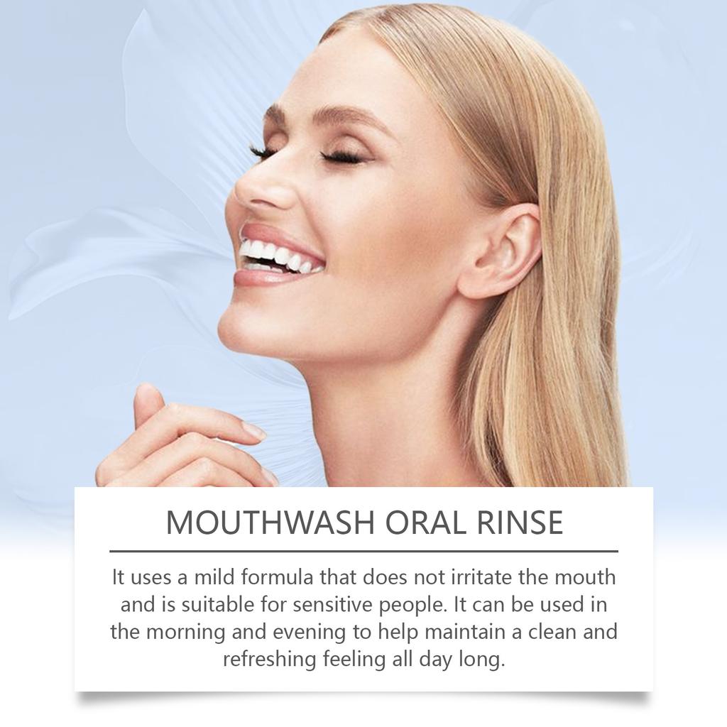 ORALHOE Fresh Breath Mouthwash Herbal Gum Care Cleansing Odor Fresh Breath Oral Care Mouthwash