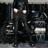 Motorcycle Jeans Women's Retro and Old Casual Locomotive Cycling Pants Women's Knight Anti-drop Pants