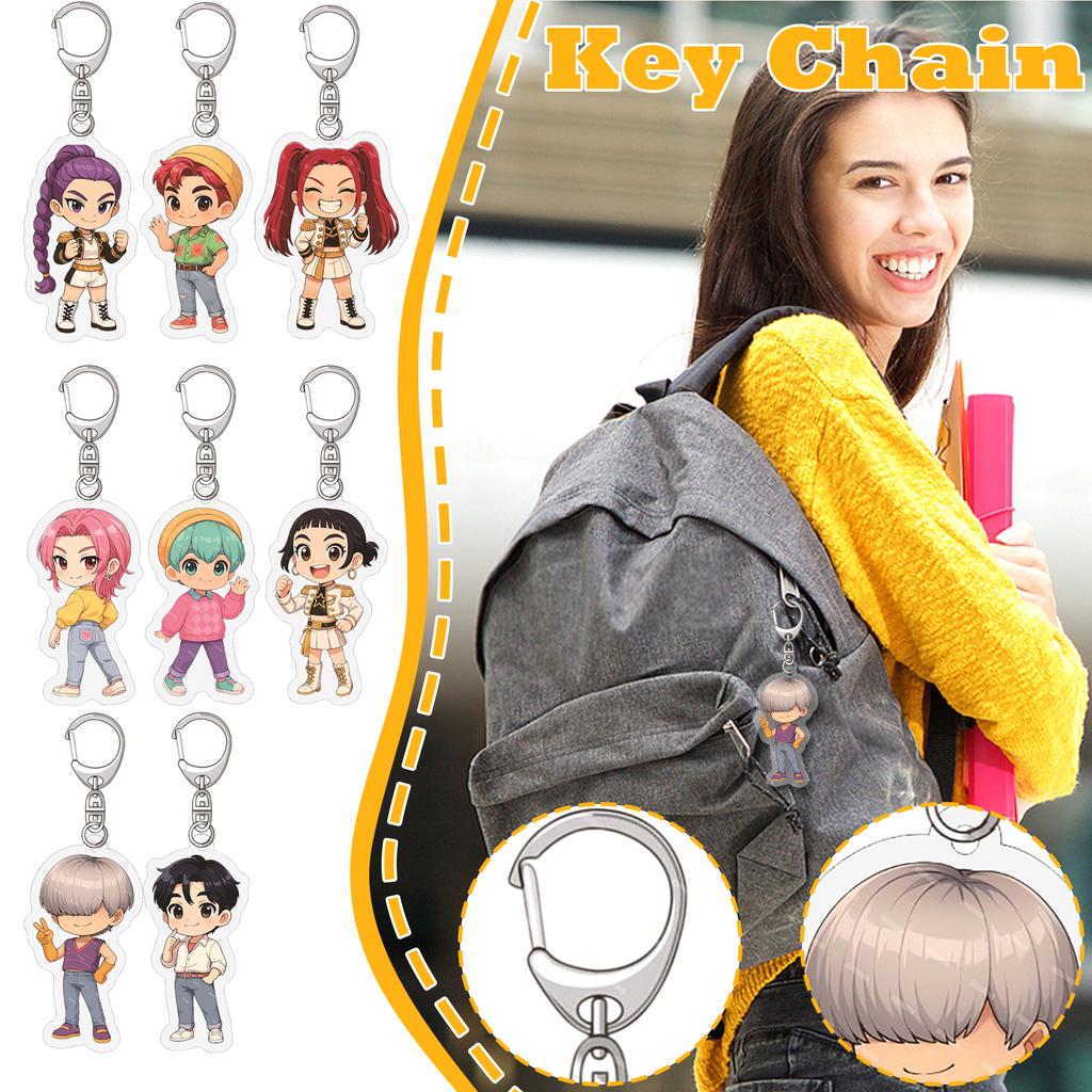 Acrylic Keychain Pendant – Cute Decorative Gift For Student Backpacks