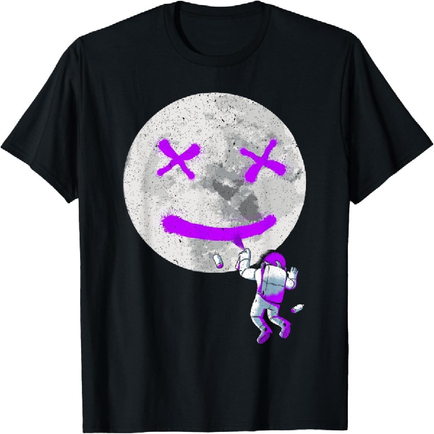 Граффити Астронавт Аэрозольная Краска Уличное Искусство Рисование Художник Футболка(2) S