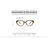 Acetate Cat Eye Glasses Frames for Women Myopic Anti Blue Light Black Frame Prescription Ready Stylish Eyewear
