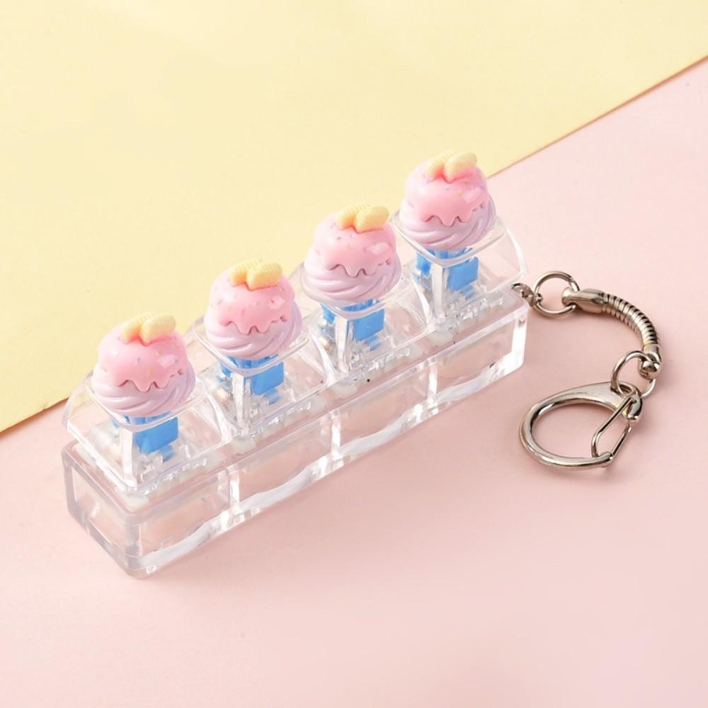 Mechanische Tastenkappe Tastatur Klicker Spielzeug Schlüsselanhänger Fingerdruck Tastenkappe Schlüsselanhänger Partygeschenk