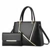 Pu Spliced Woman Bag Large Capacity Handheld Tote For Travel And Casual Use