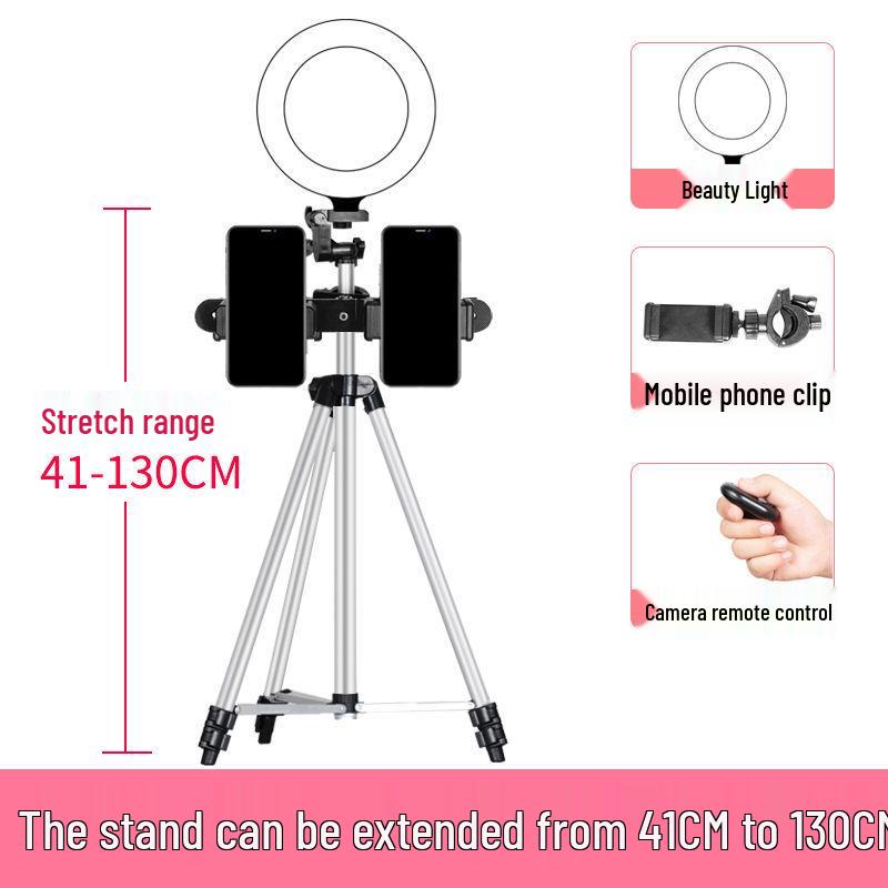 2025 Multifunktionaler Mobiler Streaming-Ständer mit Ringlicht