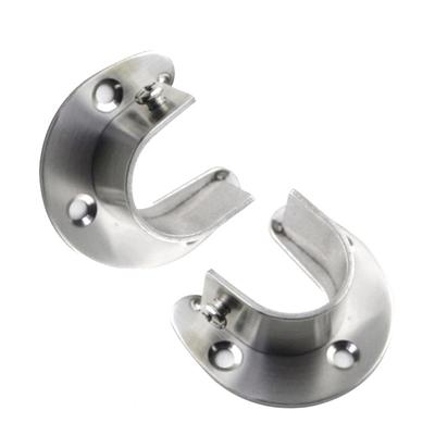 2ks skriňovej tyče šatníková skriňa rúrka závesná koľajnica konzola konca tyče priemer 25/32 mm