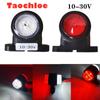 1pair 10-30v LED Side Outline lights Stalk lamp Marker Light Lamp E8 E-MARK Trailer Truck Lorry tractor bus indicator lights