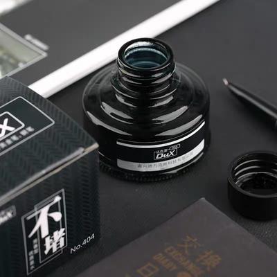 4 Colors Non-Carbon 50ml Bottle Fountain Pen Ink,Black,Blue,Red,Dark Blue,Non-Erasable,Office And School Supplies
