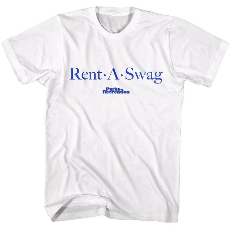 Parks and Recreation Adult T shirt Rent-A-Swag Vintage Graphic Tees 3XL