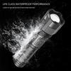 FONKEN Wiederaufladbare LED-Taschenlampe USB-Taschenlampe XHP50 Leistungsstärkste Taschenlampe 18650 Batterie Helle wasserdichte Zoom-Handlampe