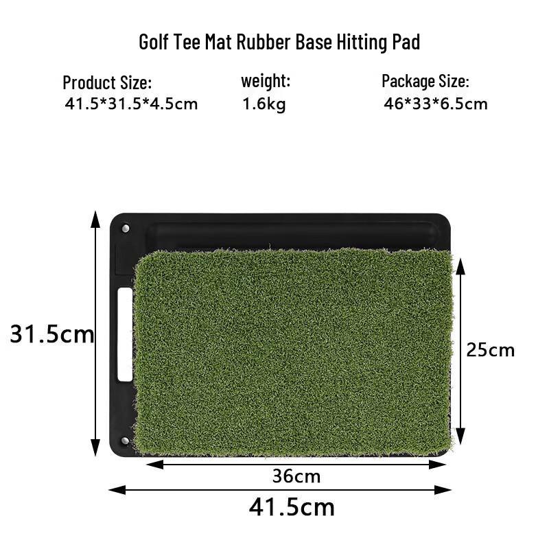 WEZHO Replaceable Rubber Base Golf Hitting Mat