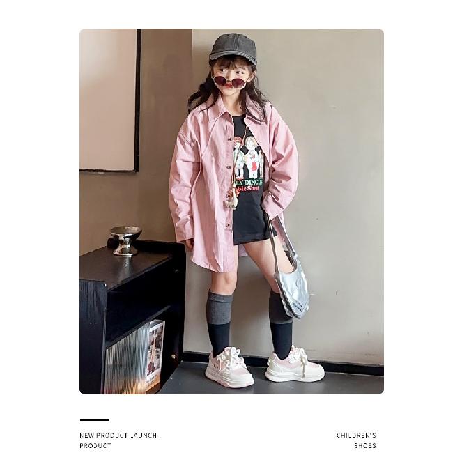 Kinder Sportschuhe Mädchen Board Schuhe Neu Frühling und Herbst Weiche Sohle Cartoon Weiße Schuhe Rutschfest Atmungsaktiv Freizeitschuhe