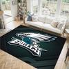 Tappeto in Cristallo Velluto Design Philadelphia Eagles Accogliente Non?Tappeto Stampato Antiscivolo per Camera da Letto Soggiorno Ingresso